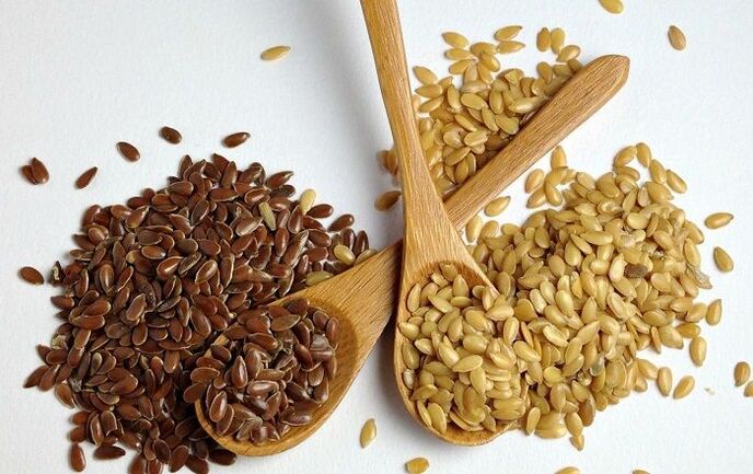 Weak diuretic effect of flax seeds, it promotes weight loss. 